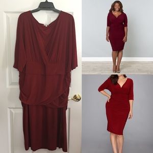 Kiyonna VICTORIA Draped Dress 3X